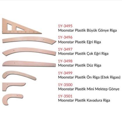 Taba Plastik Riga Cetvel Takım (7 Parça)