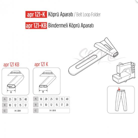 Köprü Aparatı 18x9mm / APR 121-K